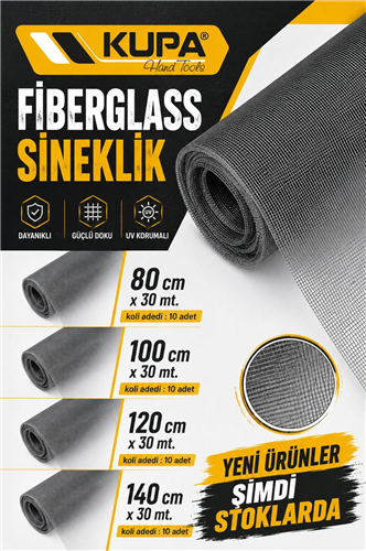 EBAX FİBERGLASS SİNEK TELİ 120 cm 30 mt